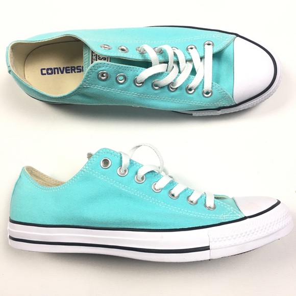 Converse Chuck Taylor AllStar Aqua Blue Canvas Low - Picture 5 of 7